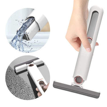 Portable Mini Squeeze Mop – Floor, Glass & Car Cleaner