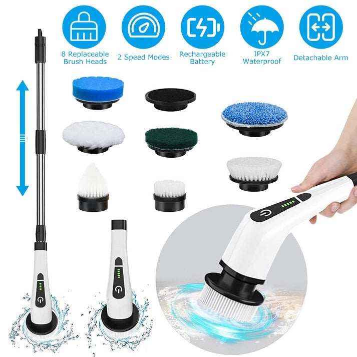 electric spin scrubber brush