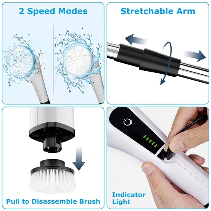 electric spin scrubber brush
