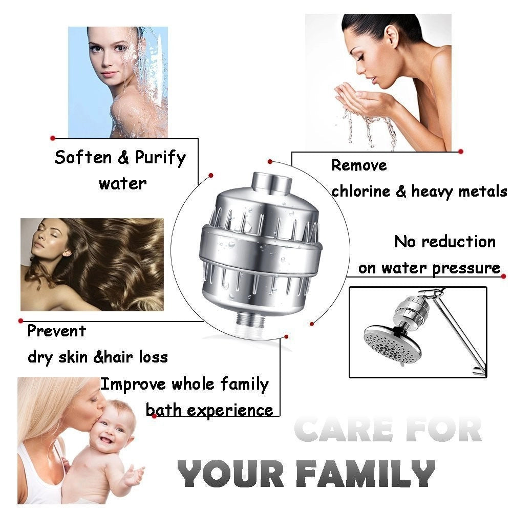 17-layer Shower Filter Active Health Shower Head