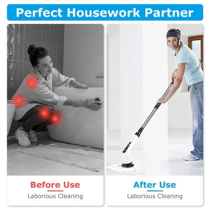 electric spin scrubber brush