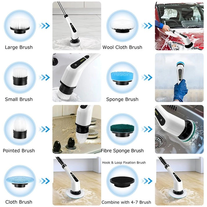 electric spin scrubber brush
